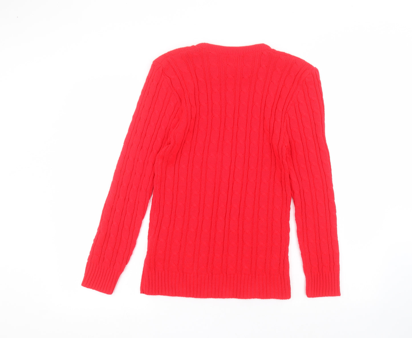 fashion alert Womens Red   Pullover Jumper Size M