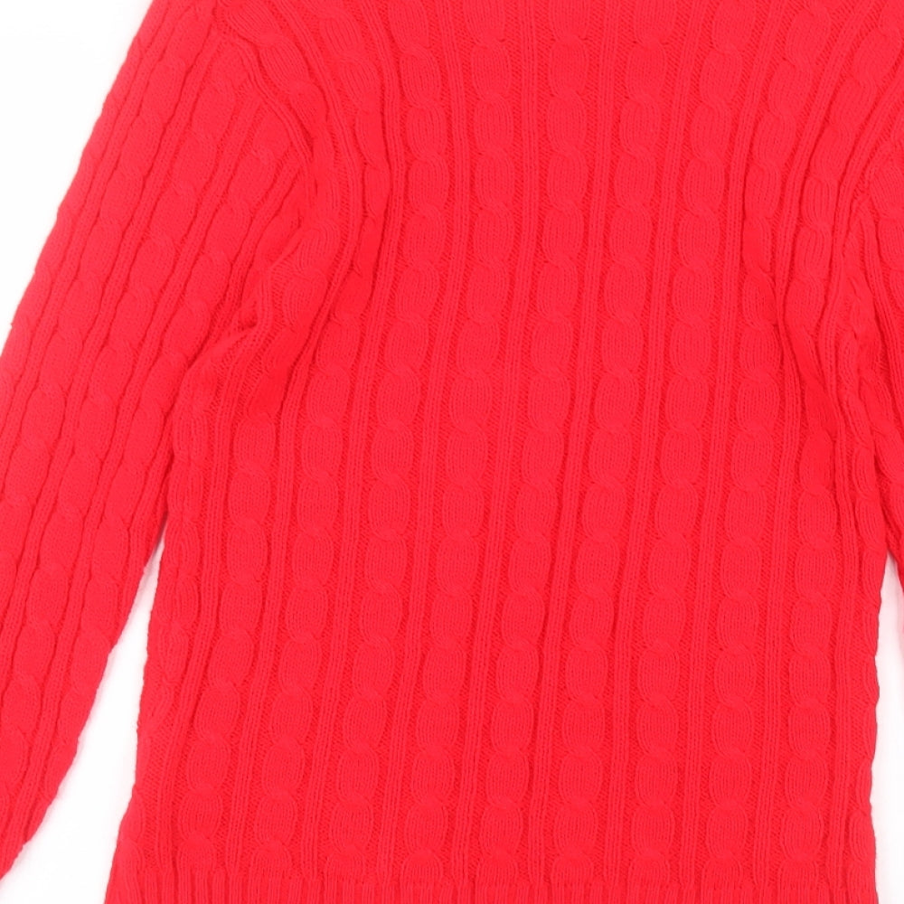 fashion alert Womens Red   Pullover Jumper Size M
