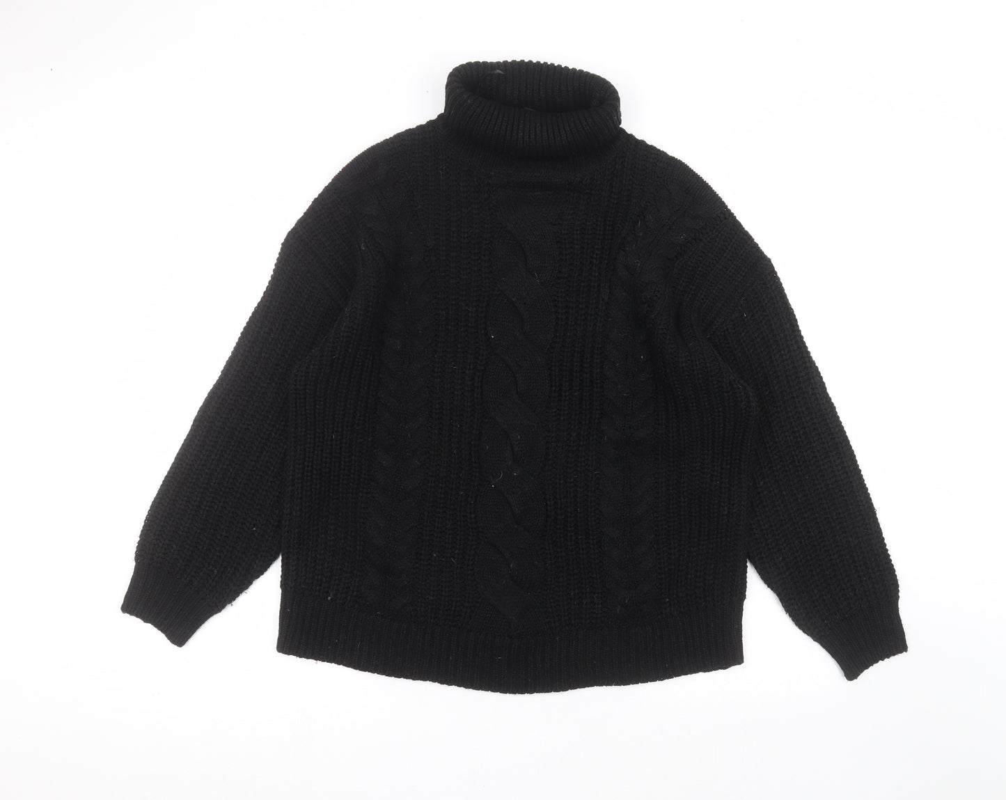 H&M Womens Black   Pullover Jumper Size S