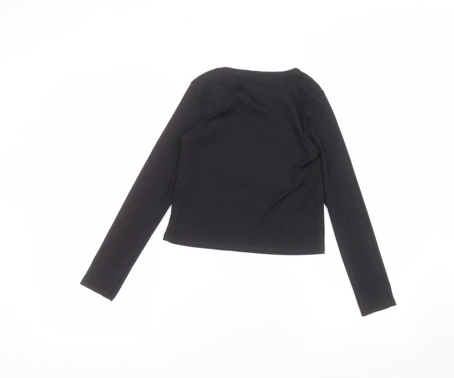 Primark Girls Black   Basic T-Shirt Size 10-11 Years