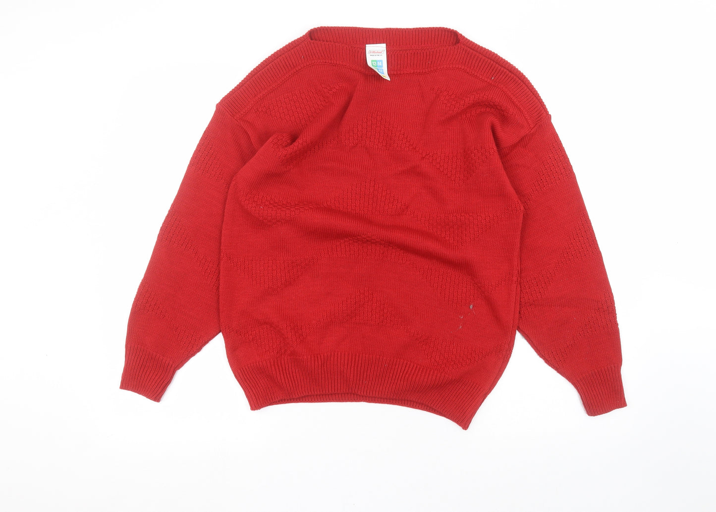 St michaels Womens Red   Pullover Jumper Size 12