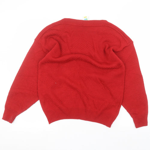 St michaels Womens Red   Pullover Jumper Size 12