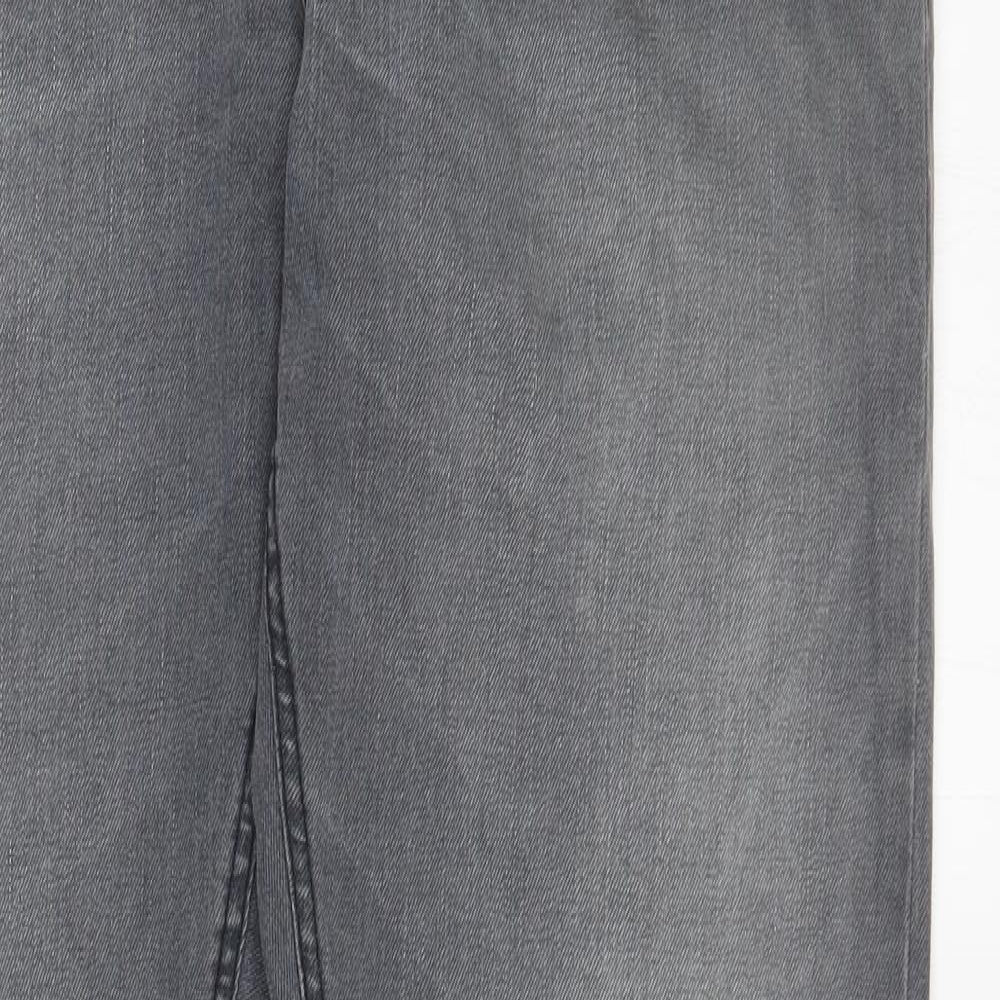 NEXT Mens Grey   Straight Jeans Size 34 L33 in