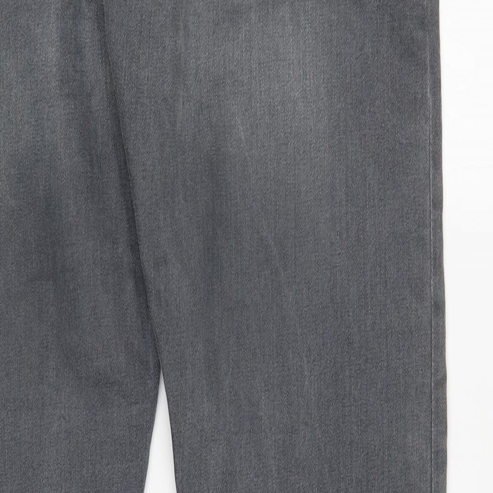 NEXT Mens Grey   Straight Jeans Size 34 L33 in