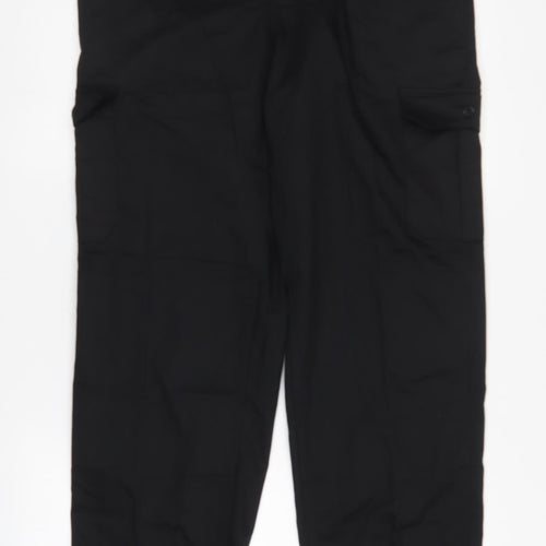 Black Knight Mens Black   Cargo Trousers Size 34 L31 in