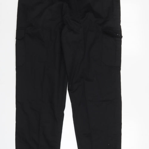 Black Knight Mens Black   Cargo Trousers Size 34 L31 in