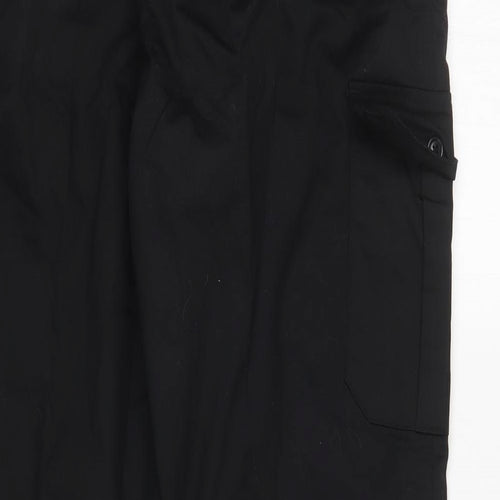 Black Knight Mens Black   Cargo Trousers Size 34 L31 in