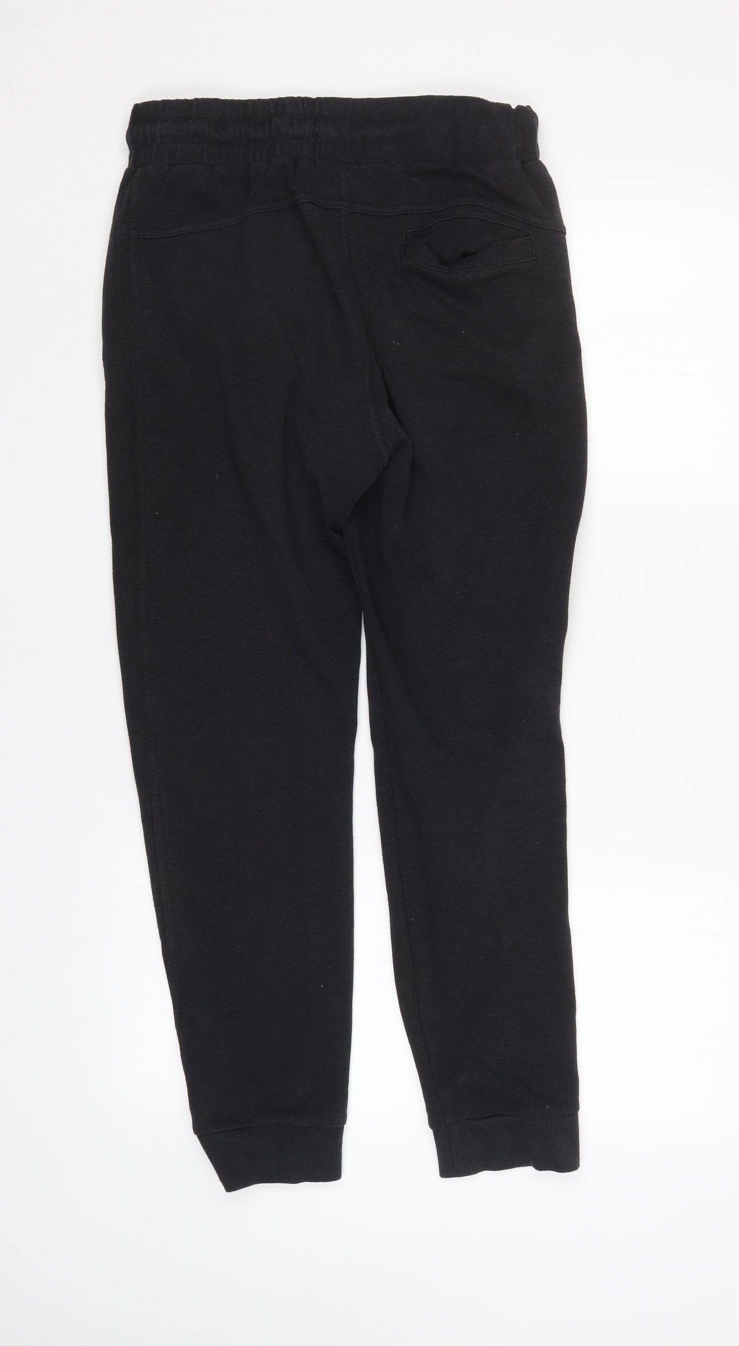 F&F Boys Black   Sweatpants Trousers Size 13-14 Years