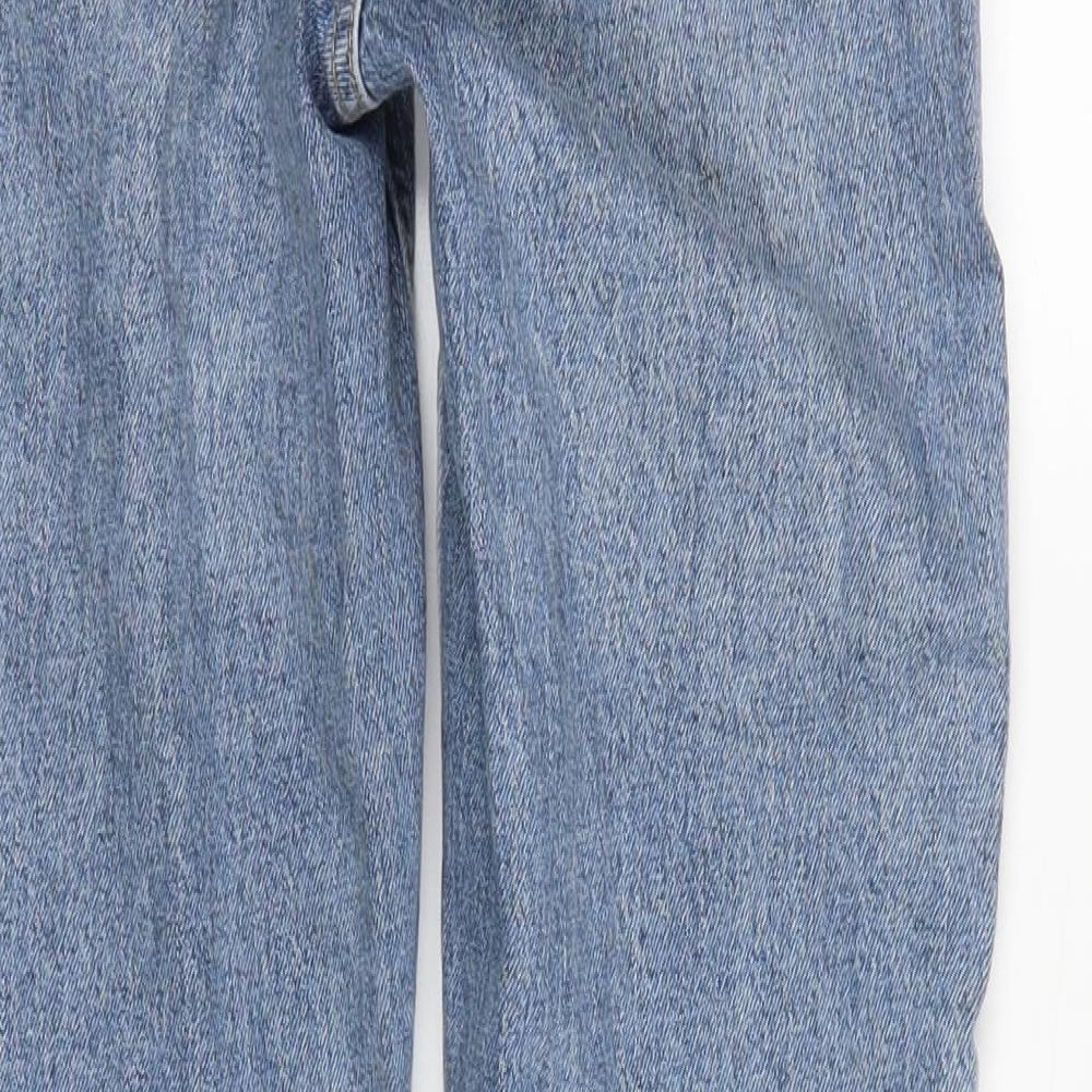 Denim & Co. Womens Blue   Straight Jeans Size 4 L28 in