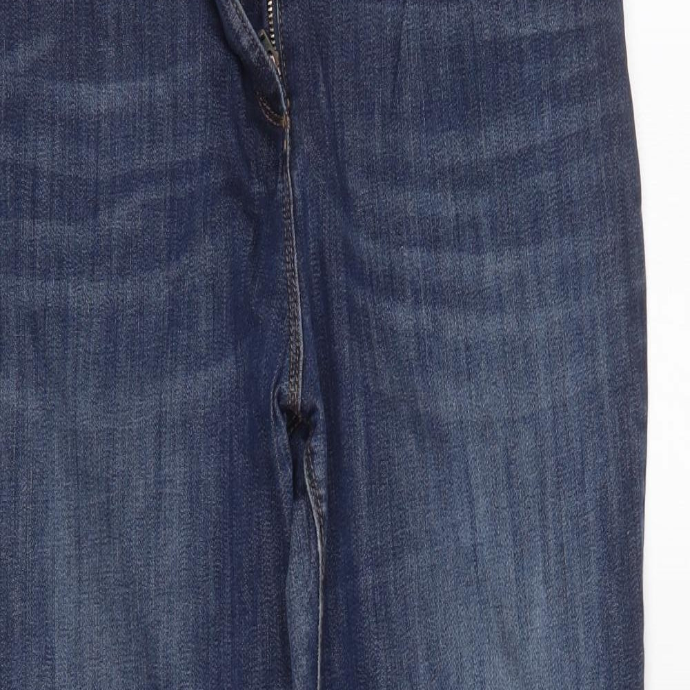 M&S Womens Blue   Bootcut Jeans Size 16 L28 in