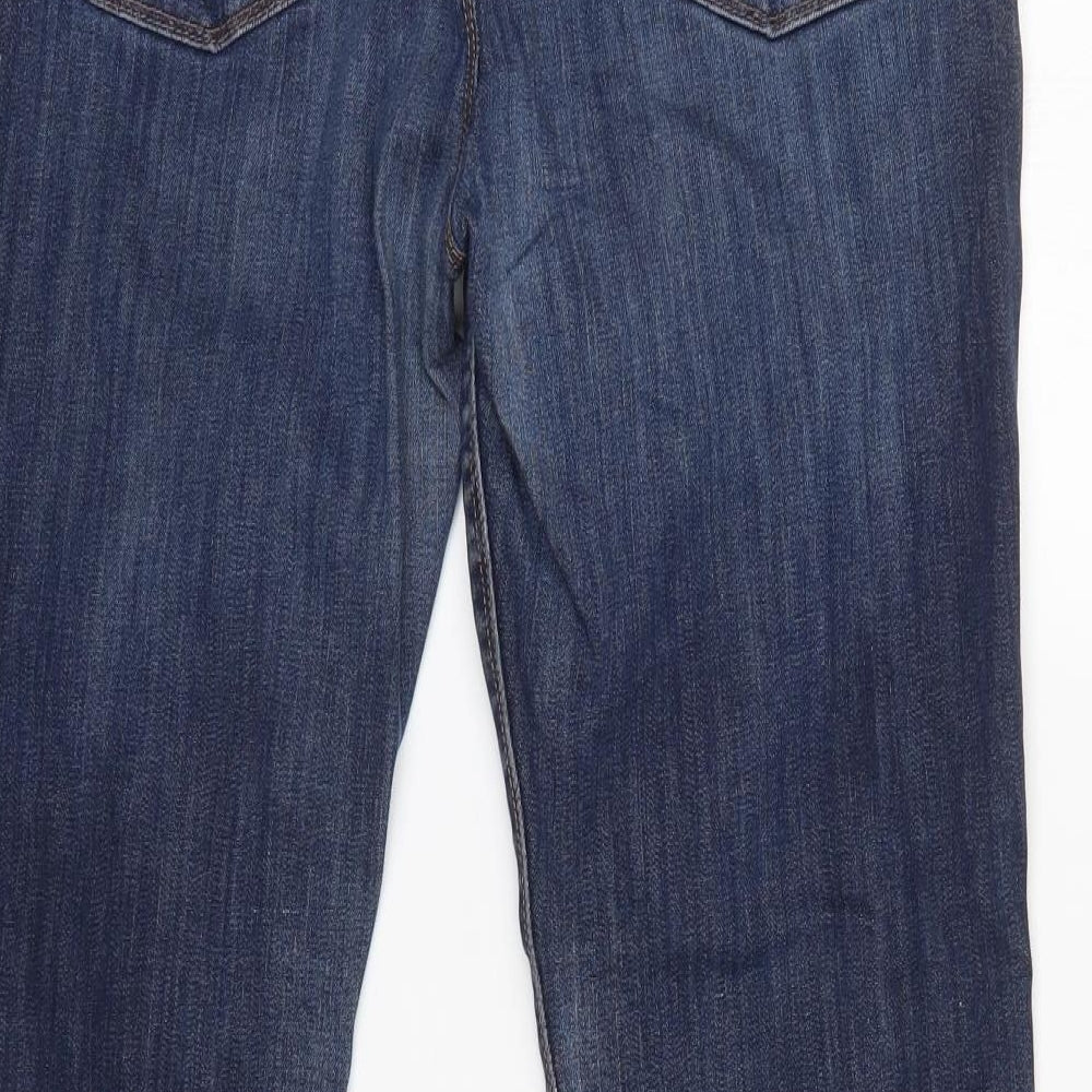 M&S Womens Blue   Bootcut Jeans Size 16 L28 in