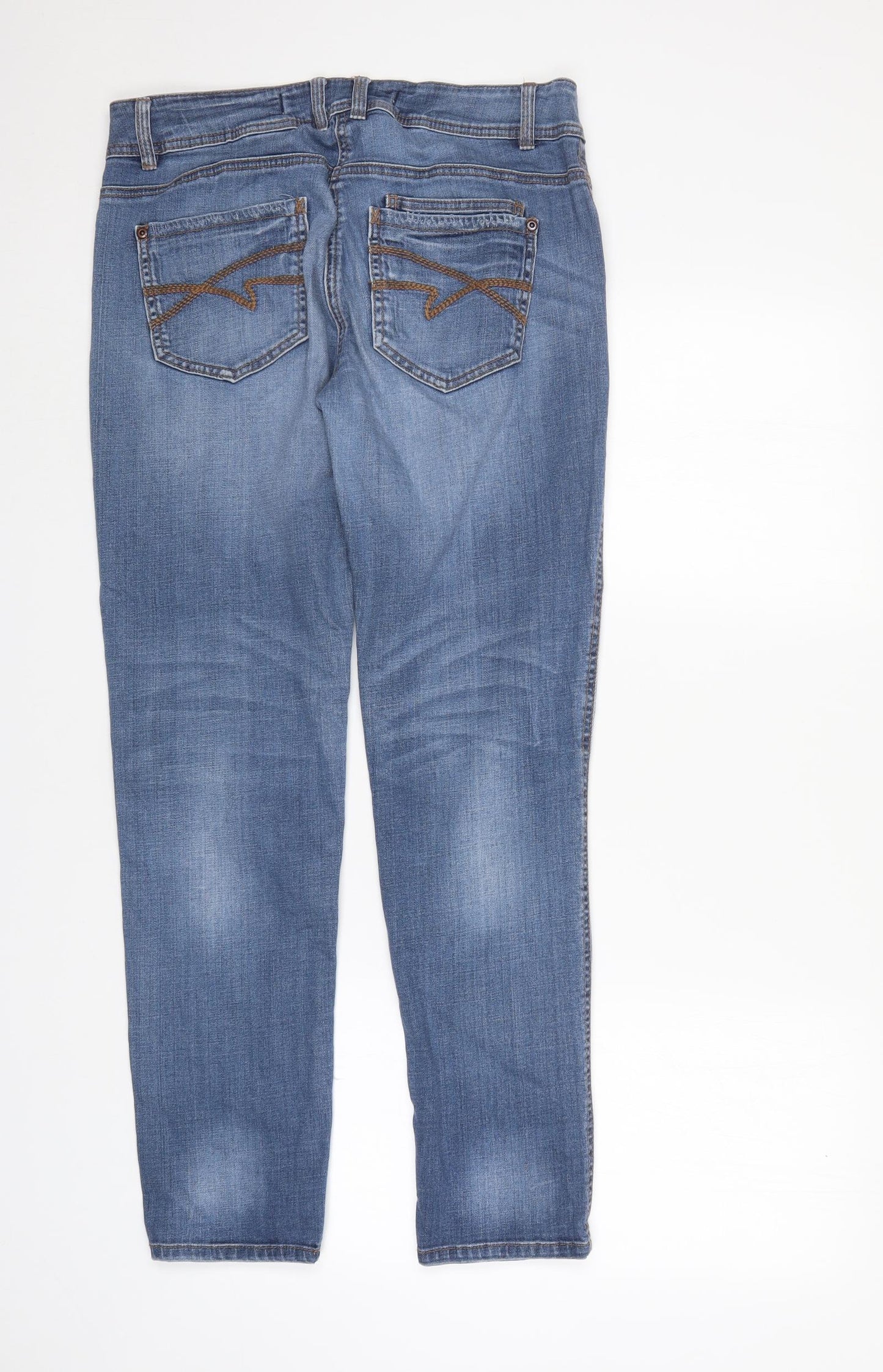 NEXT Womens Blue   Boyfriend Jeans Size 12 L30 in