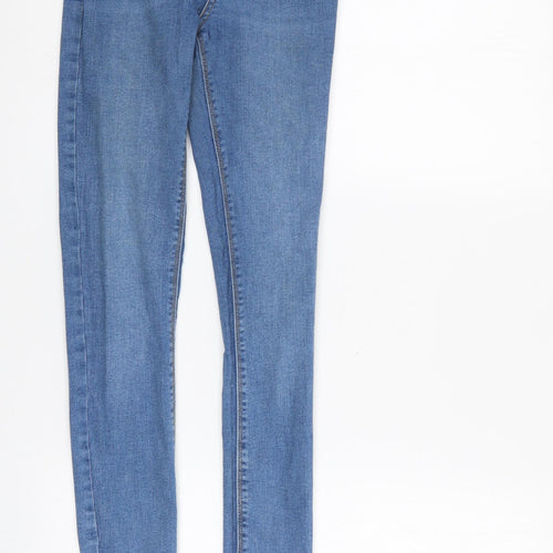 Denim & Co. Womens Blue   Tapered Jeans Size 8 L29 in