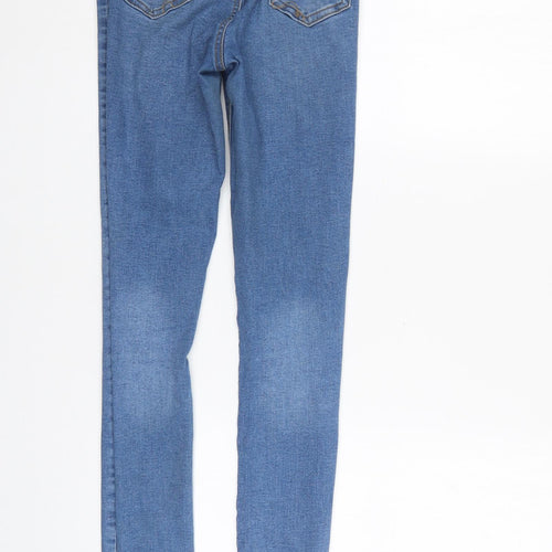 Denim & Co. Womens Blue   Tapered Jeans Size 8 L29 in