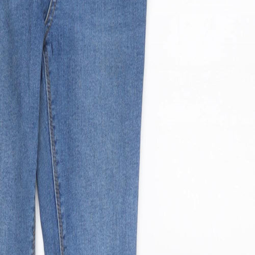 Denim & Co. Womens Blue   Tapered Jeans Size 8 L29 in