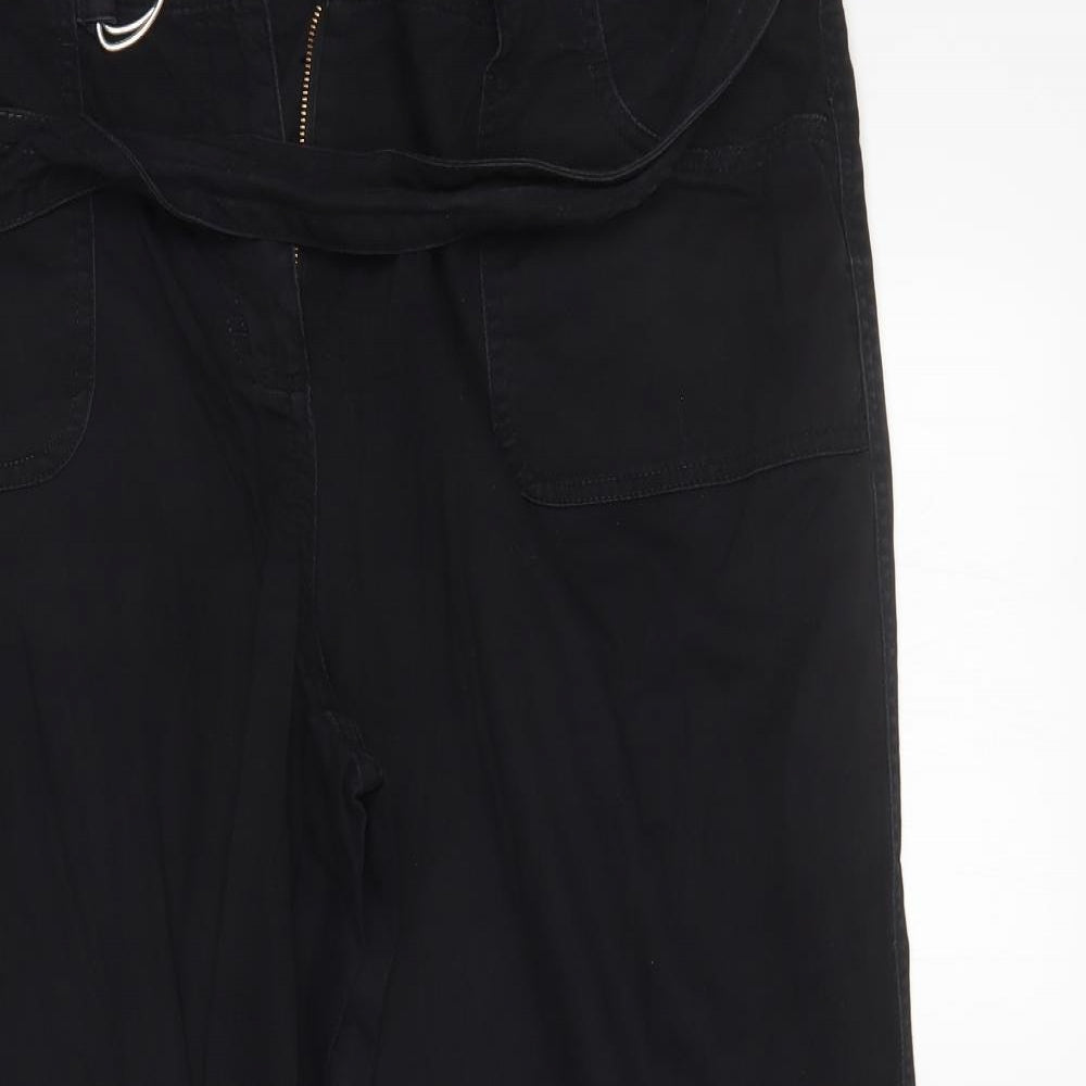 Amelie May Womens Black   Cropped Jeans  L20 in