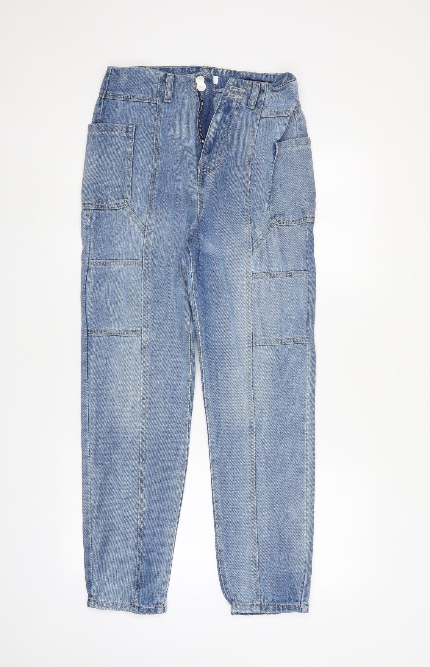 Urban Bliss Womens Blue   Straight Jeans Size 10 L28 in