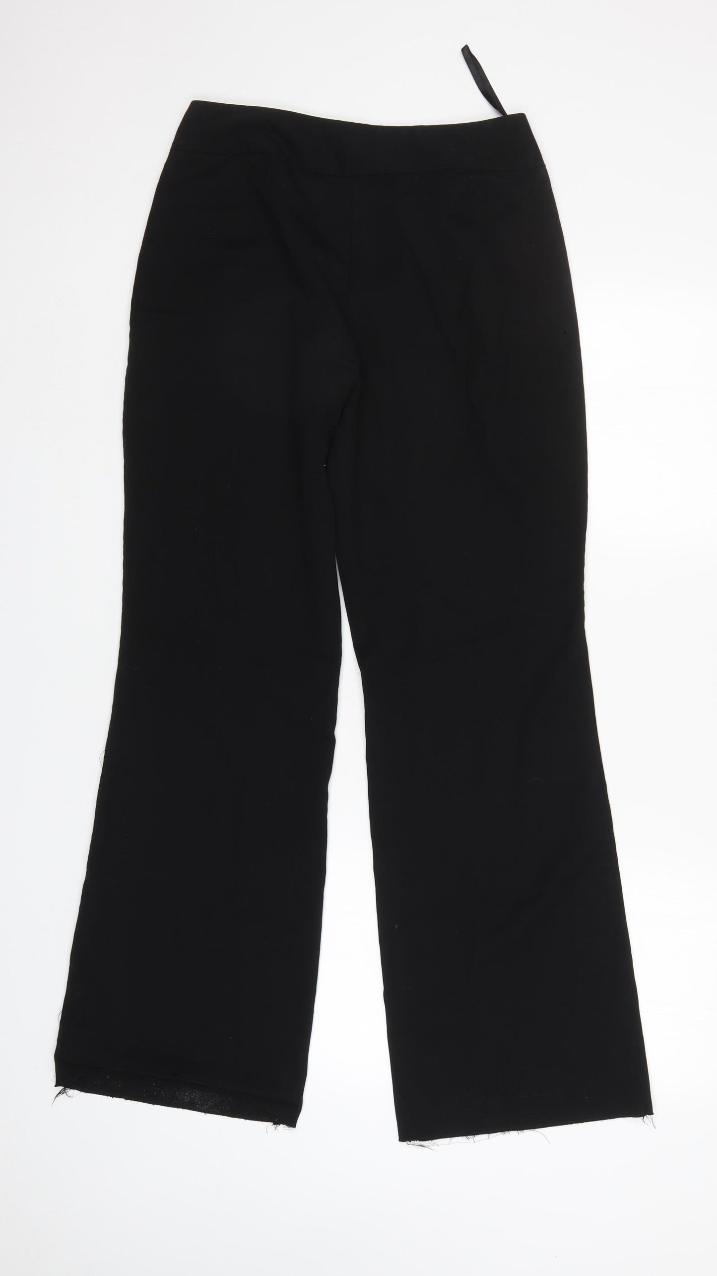 Next  Womens Black   Trousers  Size 10 L30 in