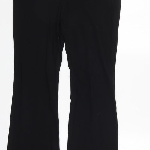 M&S Womens Black   Trousers  Size 12 L30 in