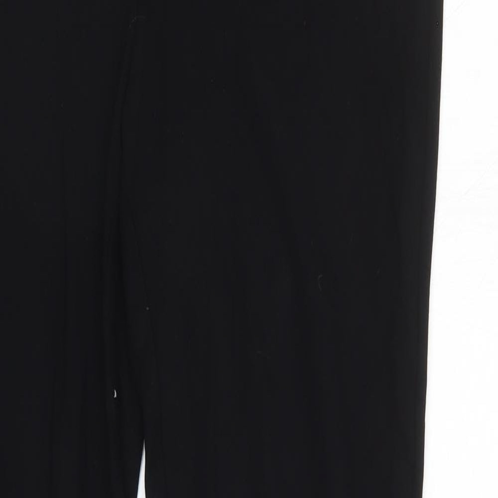 M&S Womens Black   Trousers  Size 12 L30 in