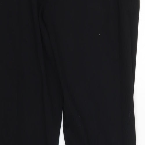 M&S Womens Black   Trousers  Size 12 L30 in