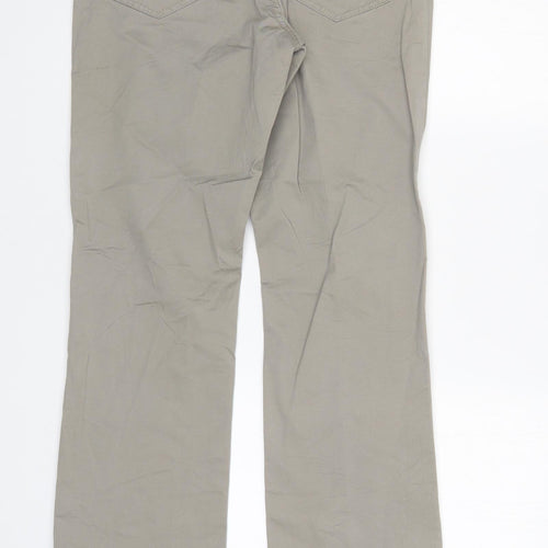 Blaggini Womens Grey   Straight Jeans Size 12 L30 in