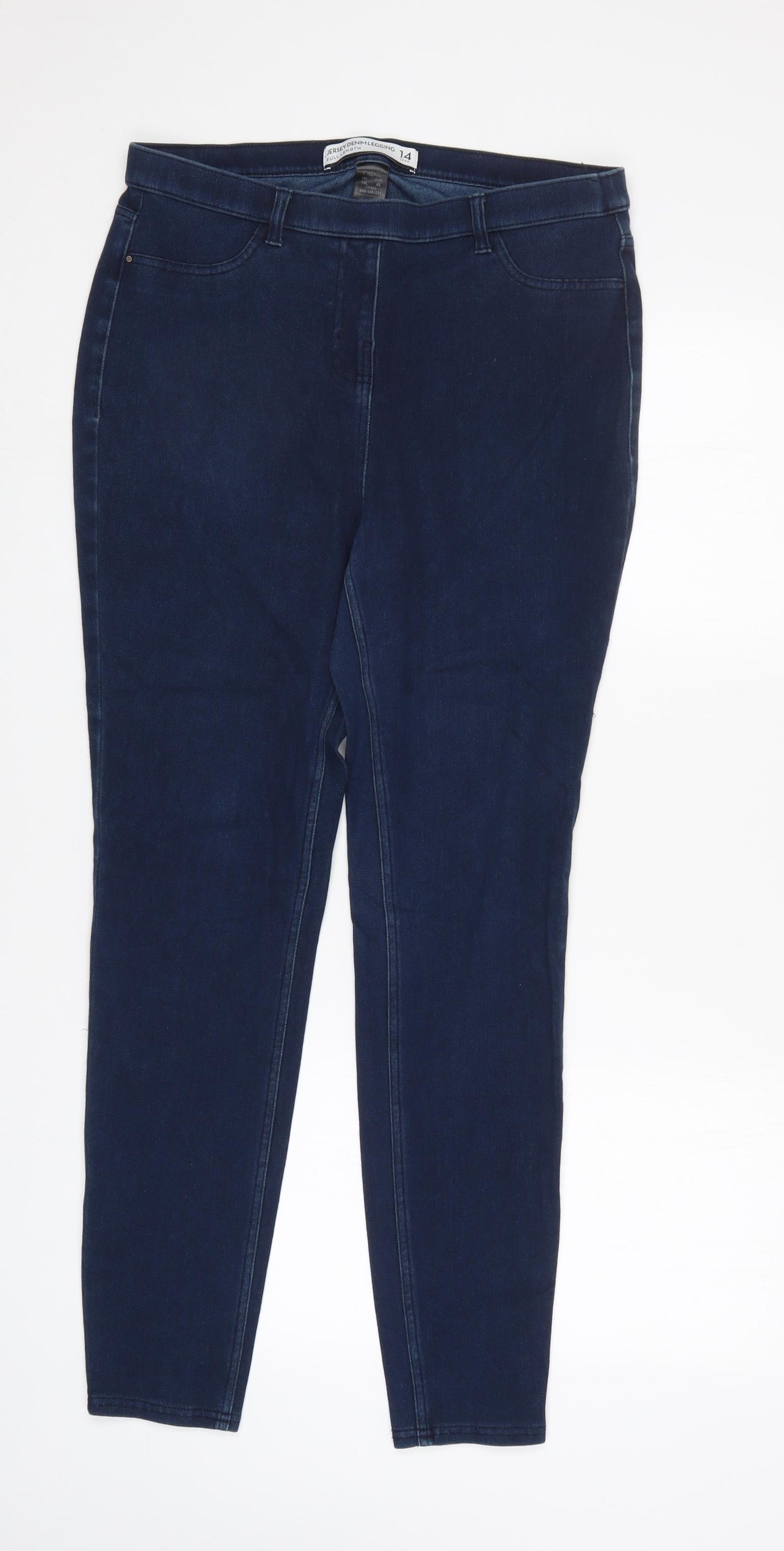 NEXT Womens Blue   Jegging Leggings Size 14 L28 in