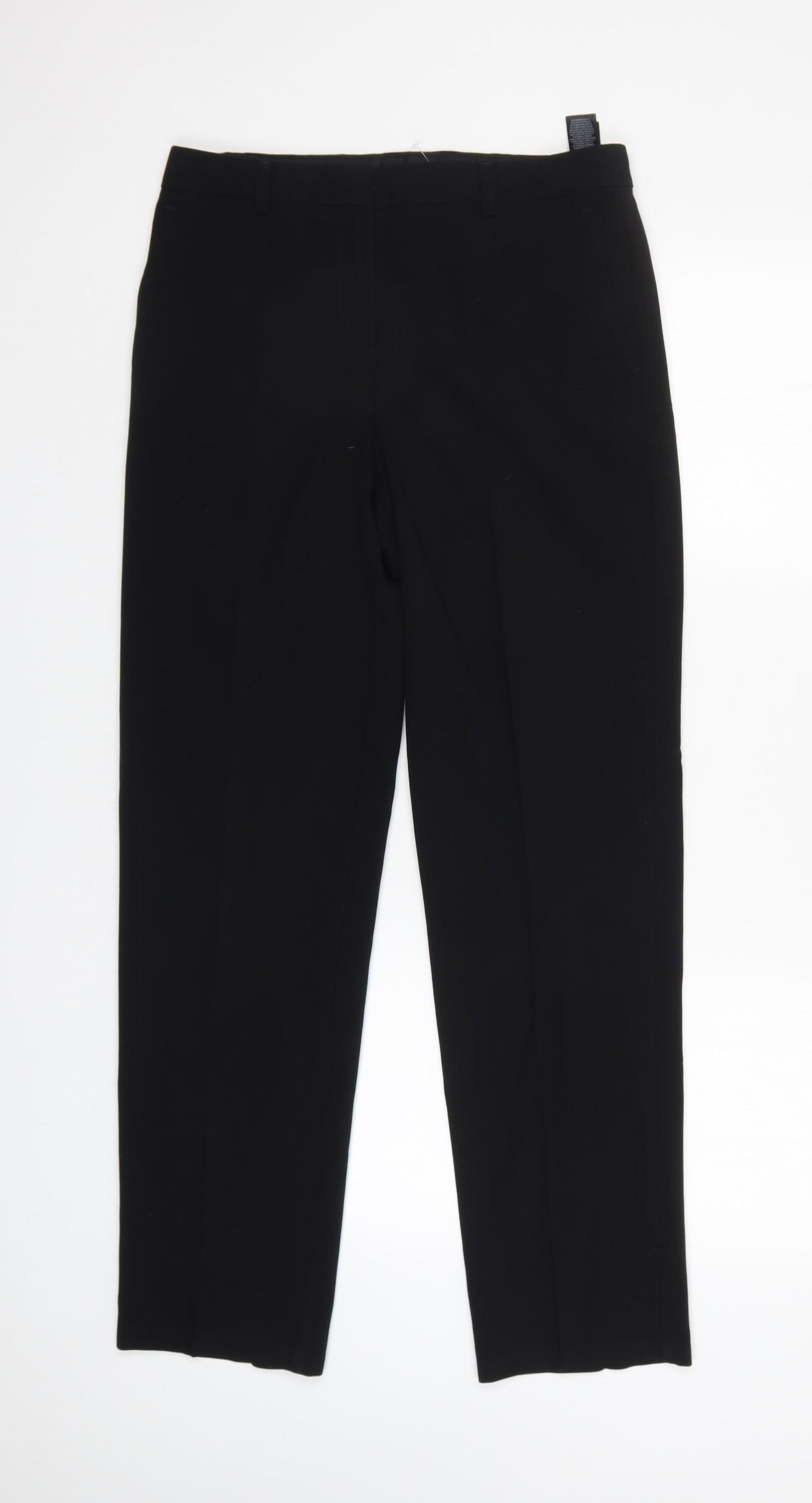 M&S Womens Black   Trousers  Size 10 L30 in
