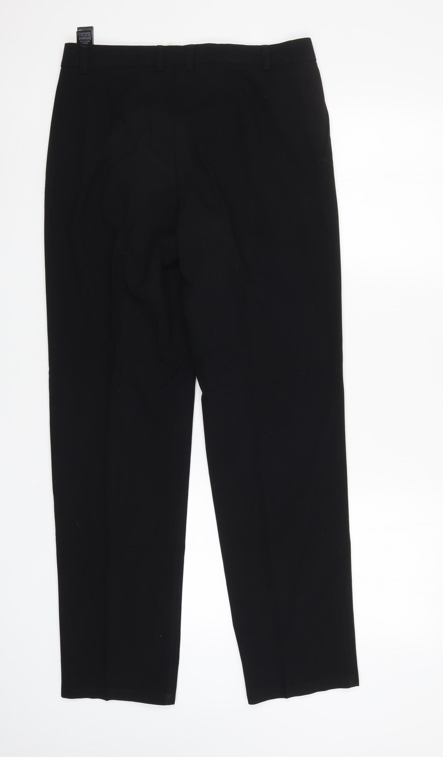 M&S Womens Black   Trousers  Size 10 L30 in