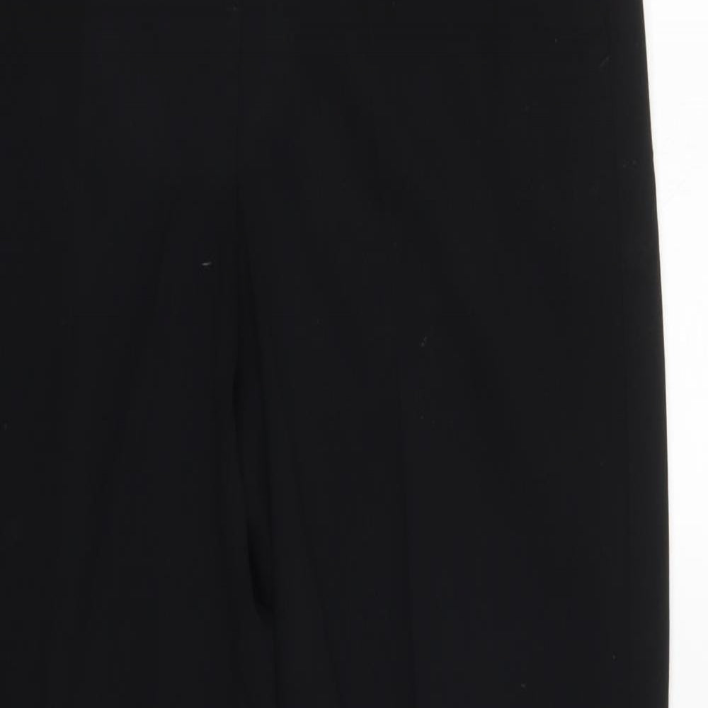 M&S Womens Black   Trousers  Size 10 L30 in