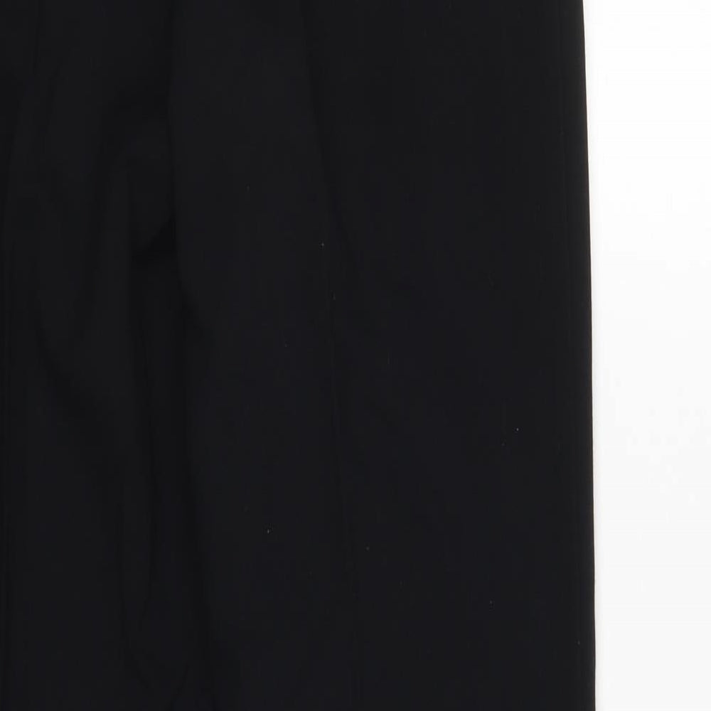 M&S Womens Black   Trousers  Size 10 L30 in