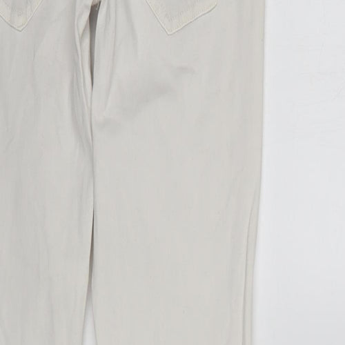 Preworn Womens White   Tapered Jeans Size S L28 in