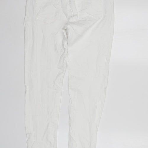 Yessica Womens White   Skinny Jeans Size 6 L28 in