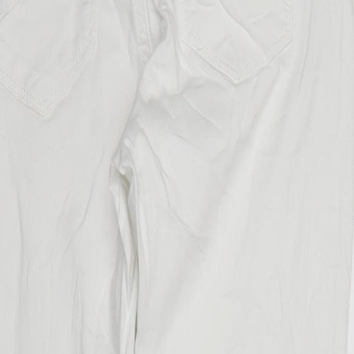 Yessica Womens White   Skinny Jeans Size 6 L28 in