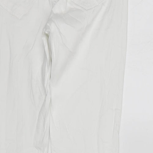 Yessica Womens White   Skinny Jeans Size 6 L28 in
