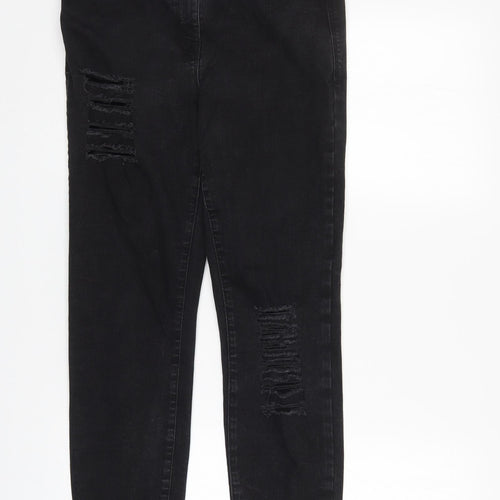 NEXT Womens Black   Skinny Jeans Size 12 L28 in