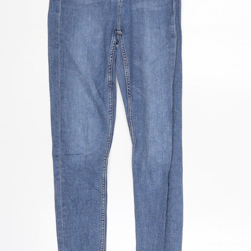 TALLY WEiJL Womens Blue   Tapered Jeans Size 6 L27 in - Elastic Waist