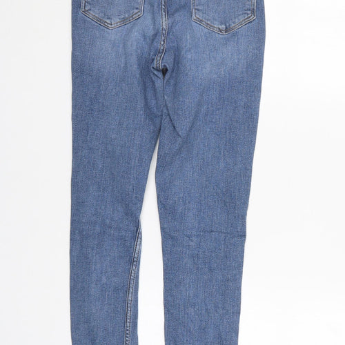 TALLY WEiJL Womens Blue   Tapered Jeans Size 6 L27 in - Elastic Waist
