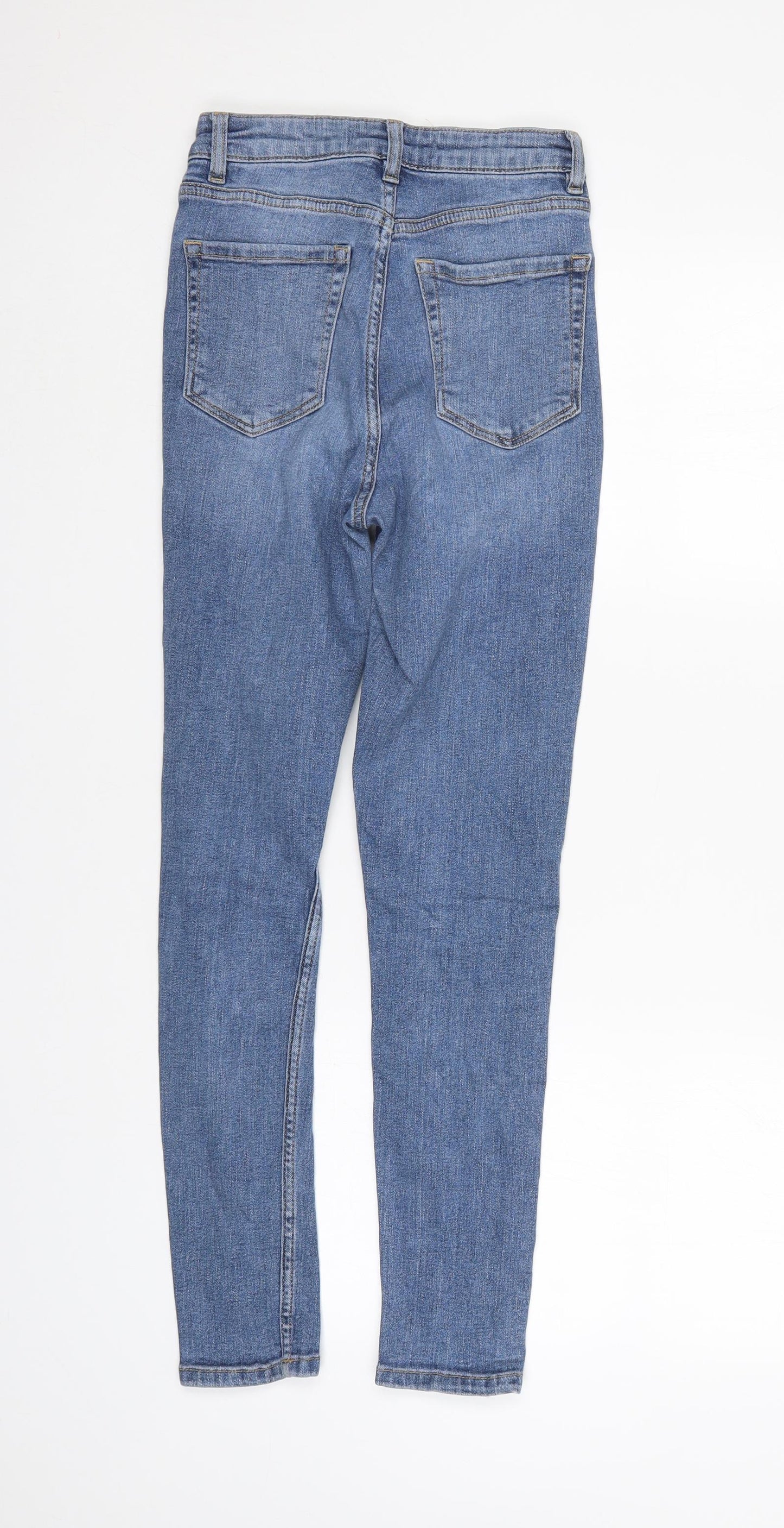 TALLY WEiJL Womens Blue   Tapered Jeans Size 6 L27 in - Elastic Waist