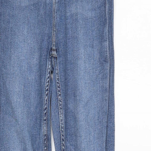 TALLY WEiJL Womens Blue   Tapered Jeans Size 6 L27 in - Elastic Waist