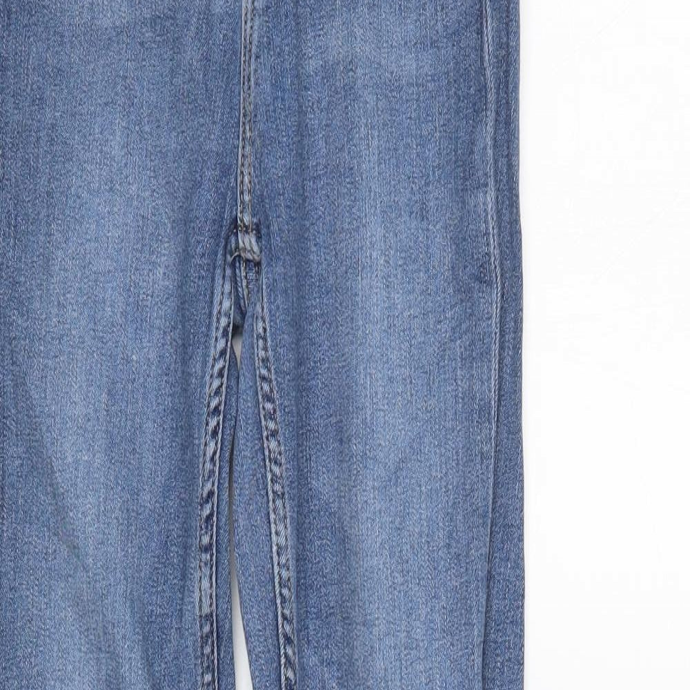 TALLY WEiJL Womens Blue   Tapered Jeans Size 6 L27 in - Elastic Waist