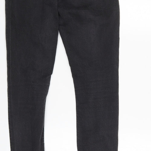 Preworn Womens Black   Tapered Jeans Size 8 L28 in