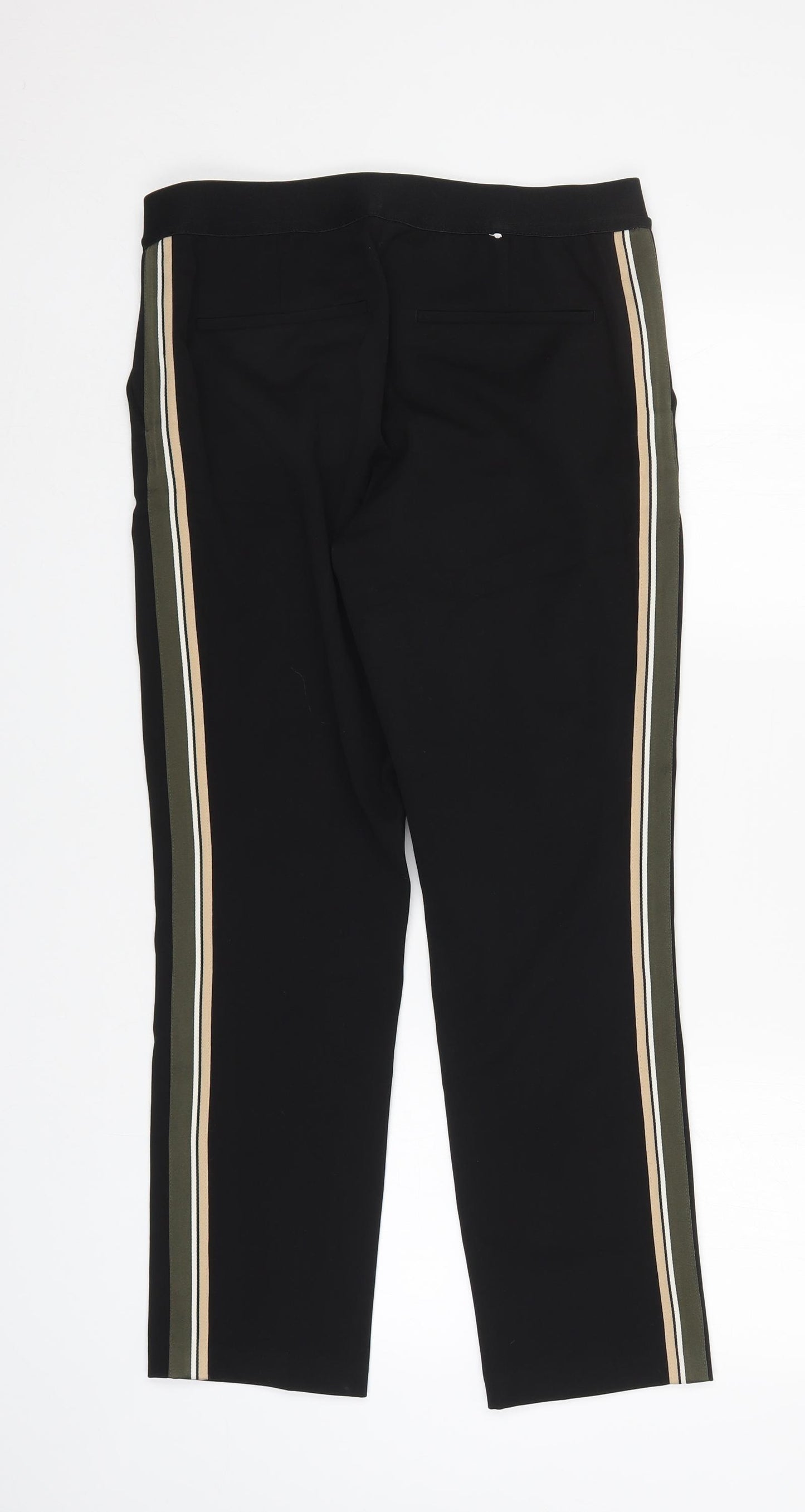 H&M Womens Black   Trousers  Size 14 L27 in