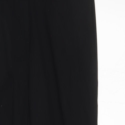 M&S Womens Black   Trousers  Size 10 L28 in