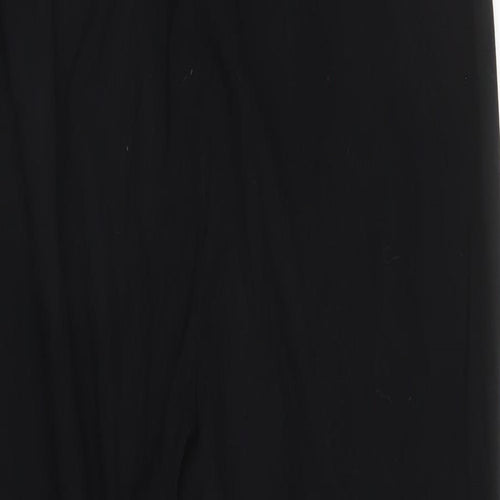 M&S Womens Black   Trousers  Size 10 L28 in