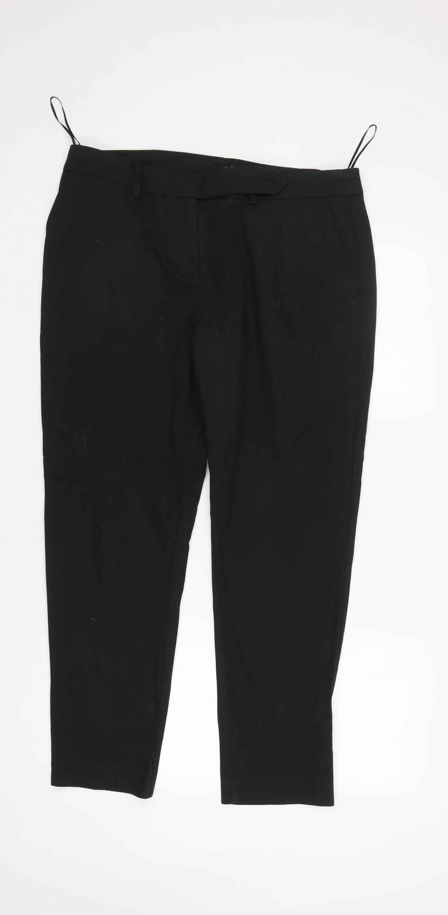 NEXT Womens Black   Trousers  Size 14 L27 in