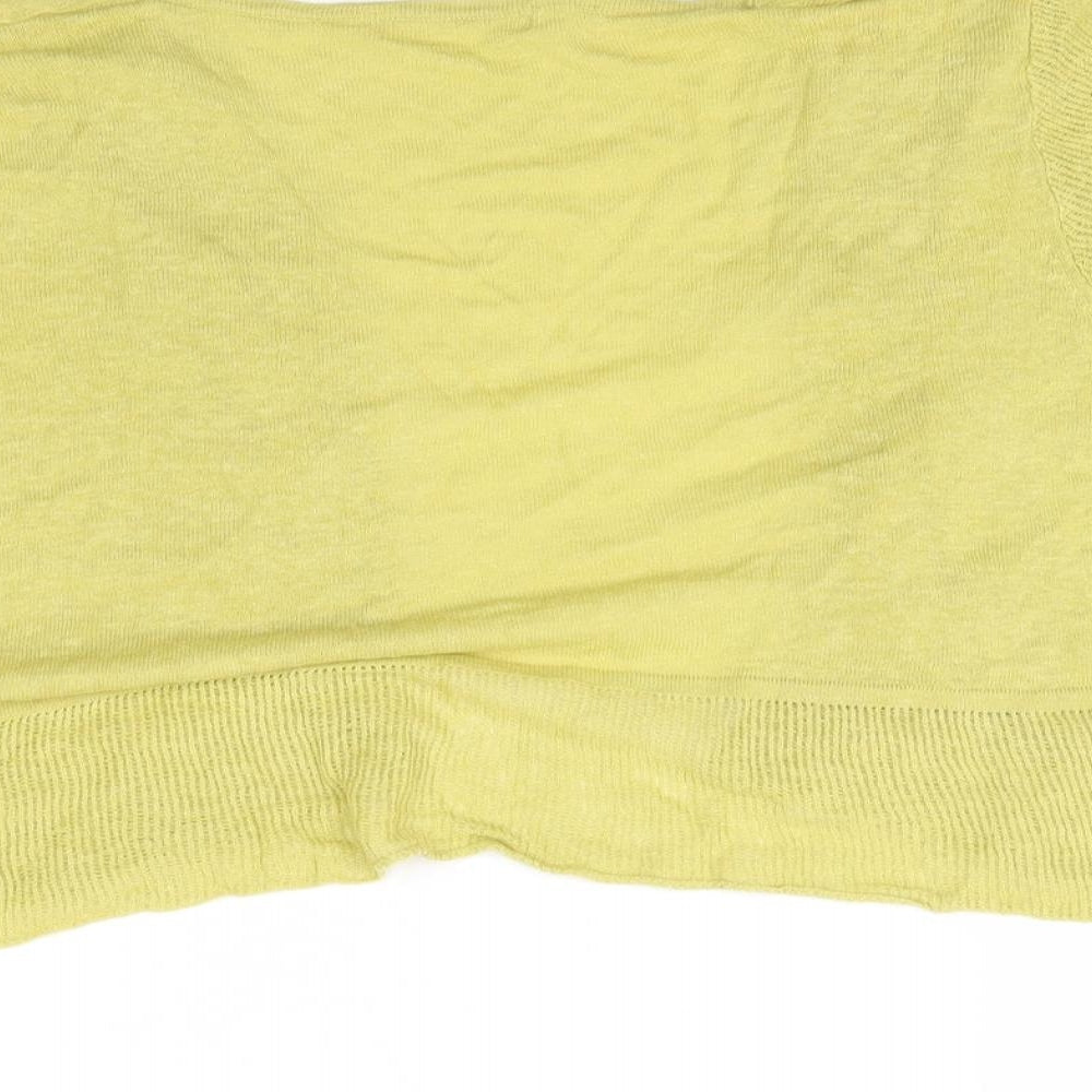 Marks and Spencer Womens Green  Knit Cardigan Jumper Size M