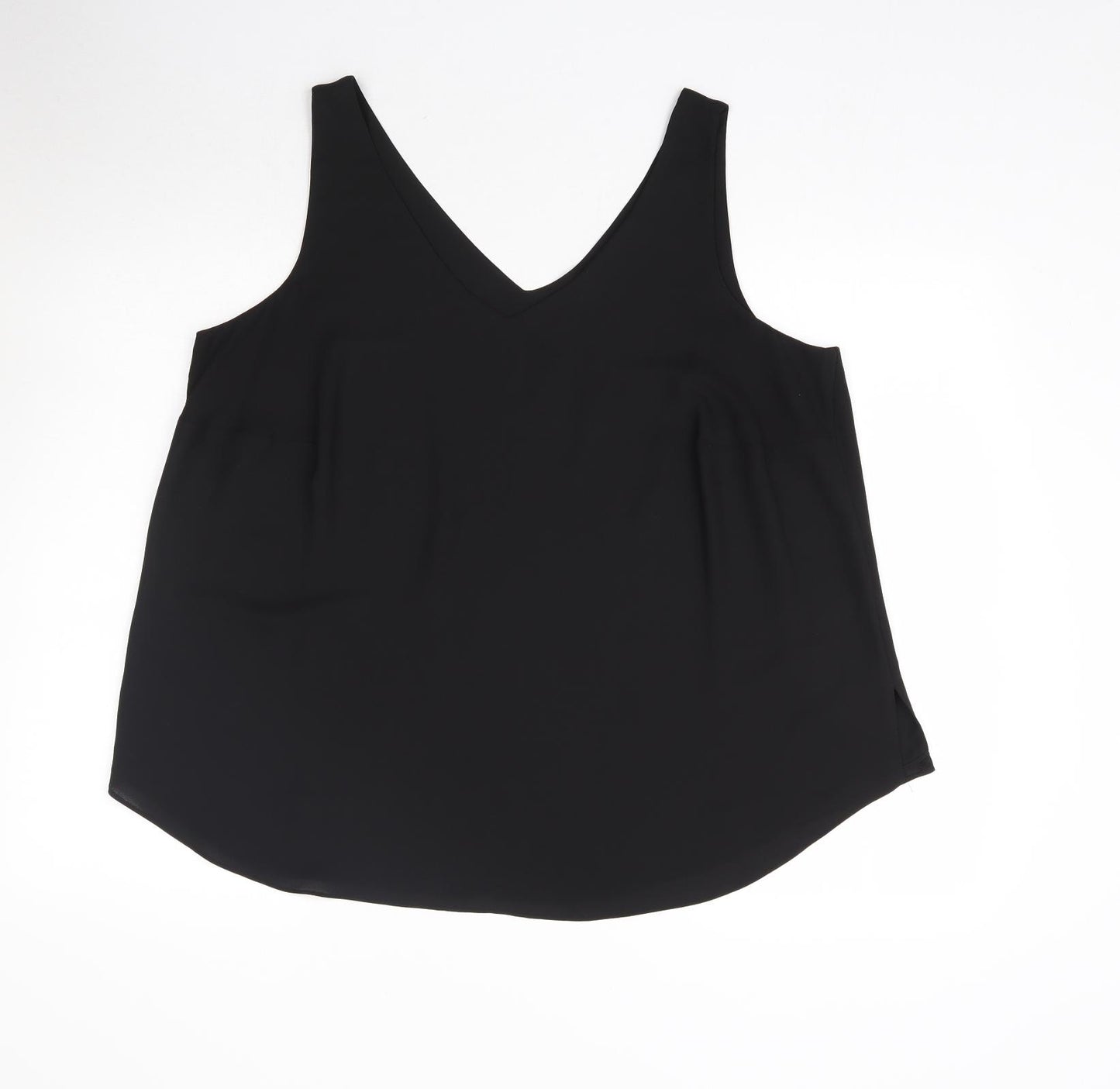 Evans Womens Black   Basic Blouse Size 20