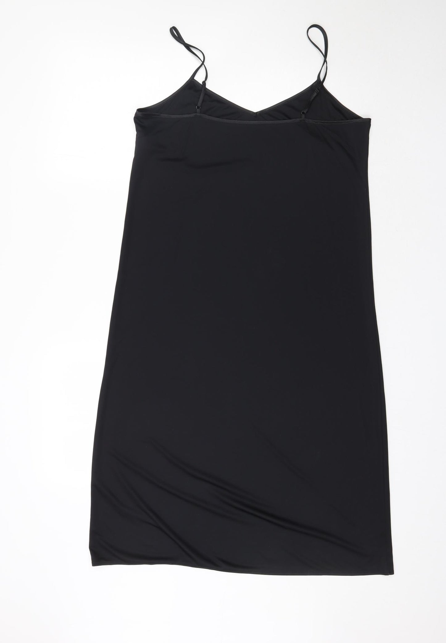 Marks and Spencer Womens Black   Slip Dress  Size 16