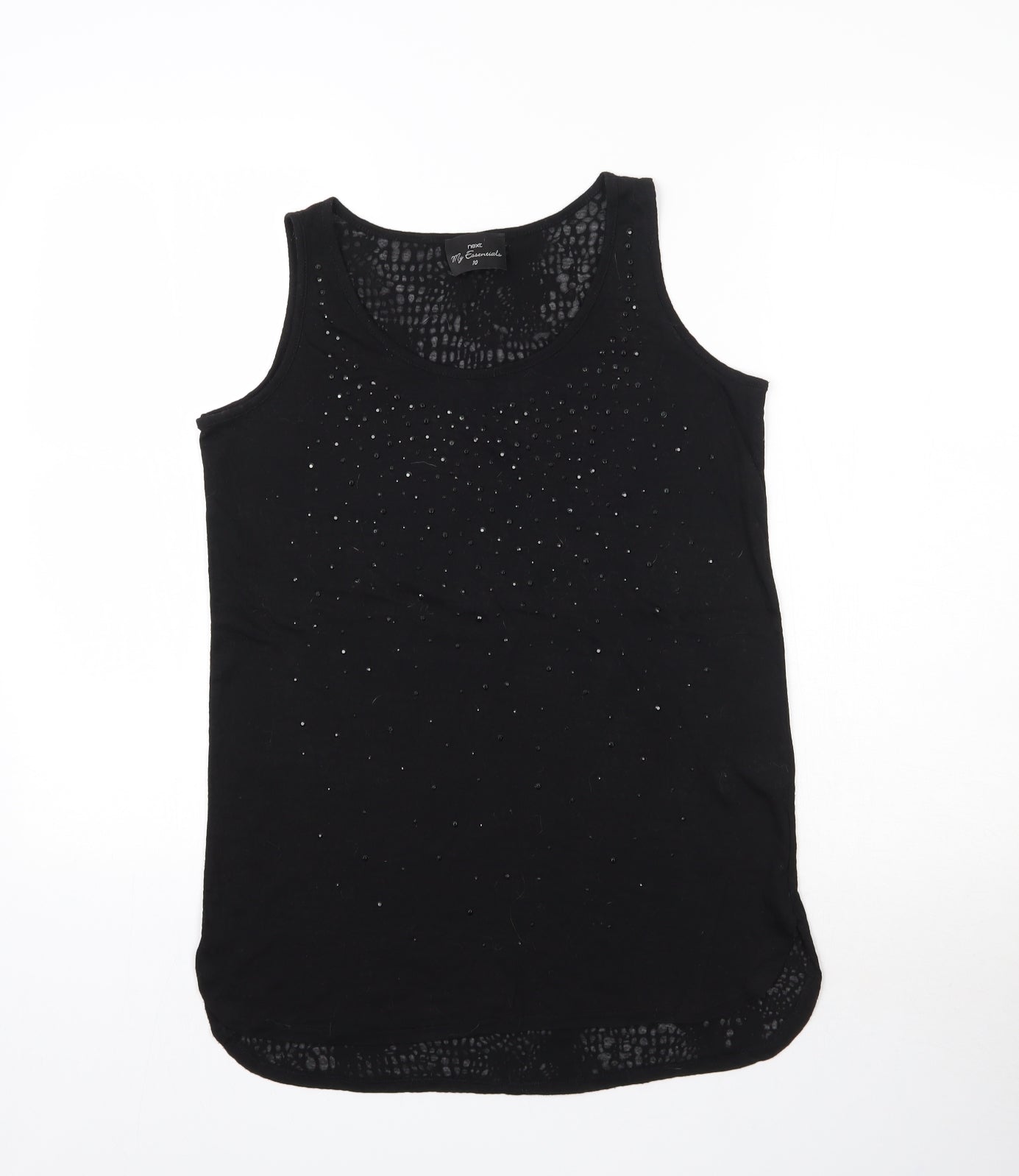 NEXT Womens Black   Basic Tank Size 10